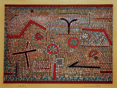 Mosaic from Prhun by Paul Klee